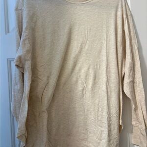 Cream Long Sleeve Shirt